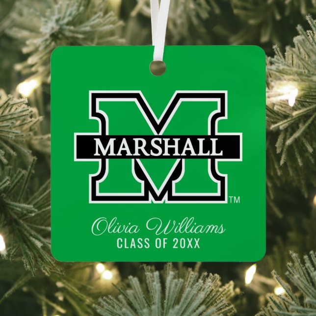 Marshall M | Graduation Metal Ornament (Insitu)