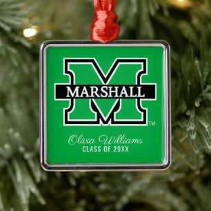 Marshall M Graduation Metal Ornament