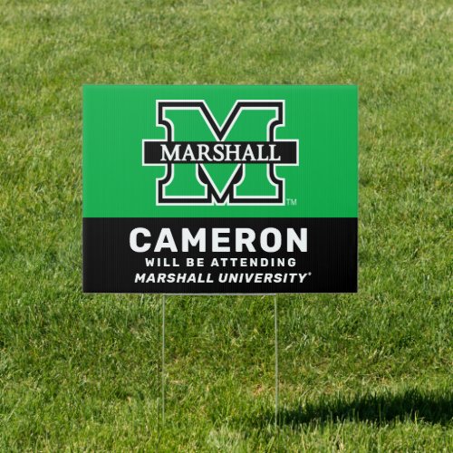Marshall M  Graduation Sign
