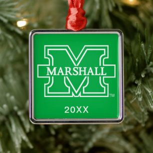 Marshall M Metal Ornament