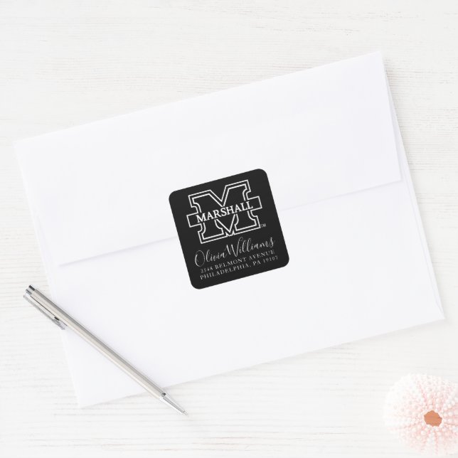 Marshall M Square Sticker (Envelope)