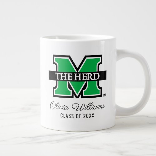 Marshall M  The Herd  Add Your Name Giant Coffee Mug