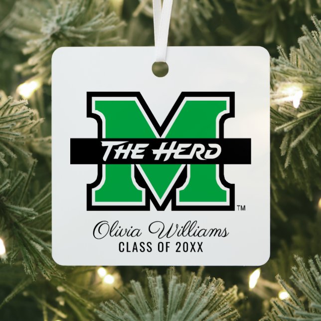 Marshall M | The Herd | Add Your Name Metal Ornament (Insitu)