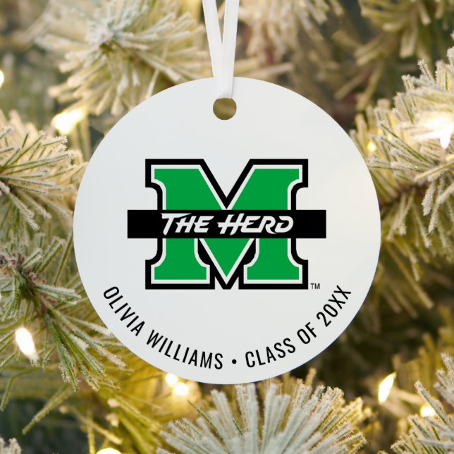 Marshall M | The Herd | Add Your Name Metal Ornament (Insitu)