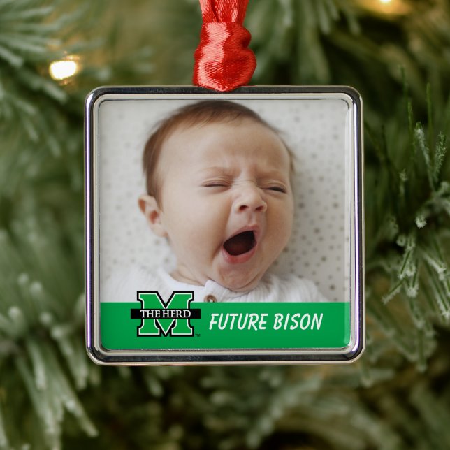Marshall M | The Herd | Add Your Photo Metal Ornament (Tree)