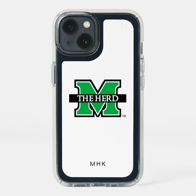 Marshall M | The Herd | Monogram Speck iPhone 13 Case (Front)