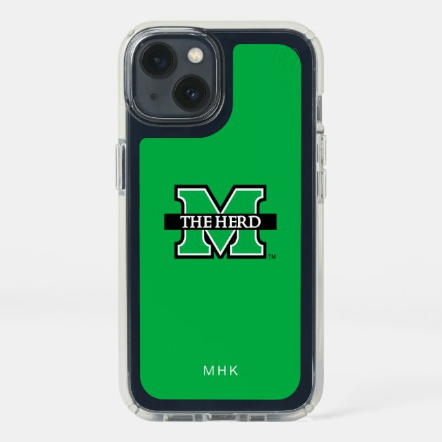 Marshall M | The Herd | Monogram Speck iPhone 13 Case (Front)