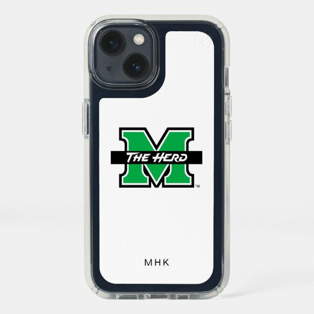 Marshall M | The Herd | Monogram Speck iPhone 13 Case (Front)