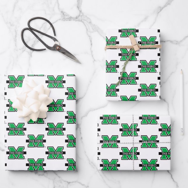 Marshall M | The Herd Wrapping Paper Sheets (Front)