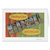 Marshall, Michigan - Large Letter Scenes (Front Horizontal)