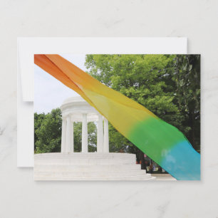 Marshall Michigan Pride Rainbow Postcard
