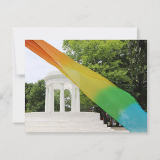 Marshall Michigan Pride Rainbow Postcard