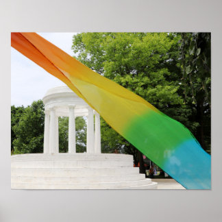 Marshall Michigan Pride Rainbow  Poster