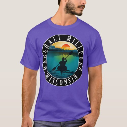 Marshall Millpond Wisconsin Kayaking T_Shirt