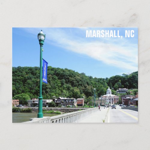 Marshall North Carolina Travel Photo Postcard