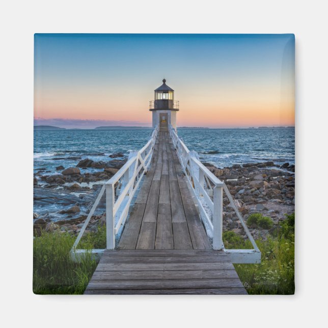 Marshall Point Lighthouse at Sunset Magnet (Front)
