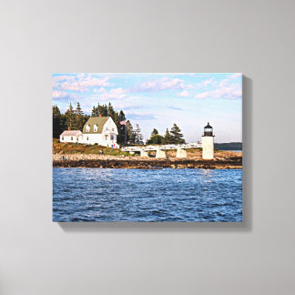 Marshall Point Lighthouse Maine Wrapped Canvas Print