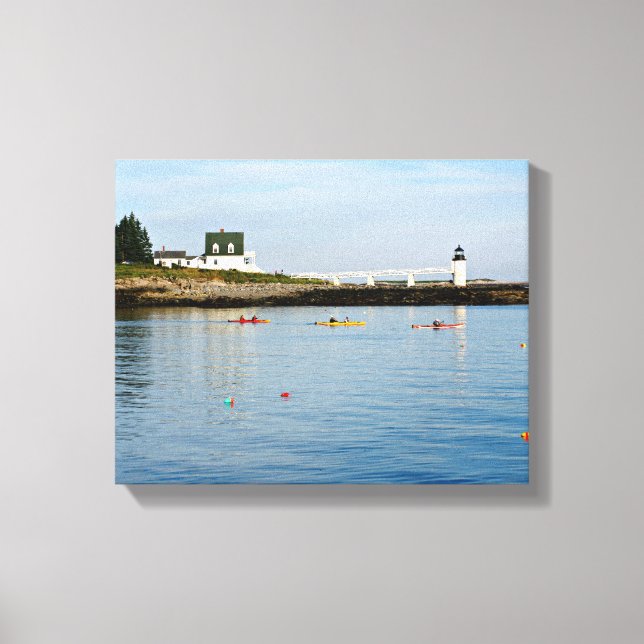 Marshall Point Lighthouse Maine Wrapped Canvas Print (Front)