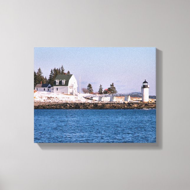 Marshall Point Lighthouse Maine Wrapped Canvas Print (Front)
