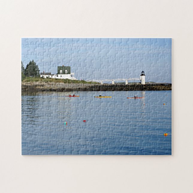 Marshall Point Lighthouse, Port Clyde Maine Jigsaw Puzzle (Horizontal)