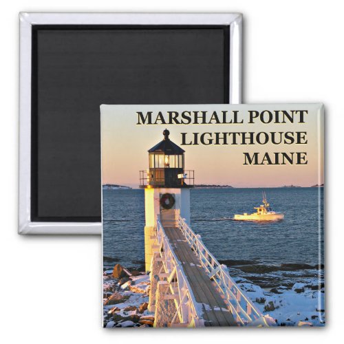 Marshall Point Lighthouse Port Clyde Maine Magnet