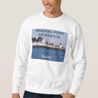 Marshall Point Lighthouse, Port Clyde Maine Sweatshirt
