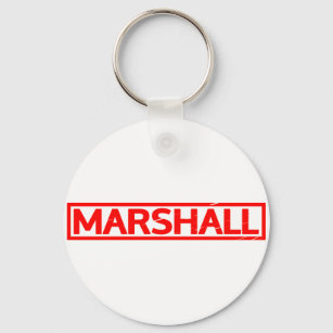 Marshall Stamp Keychain
