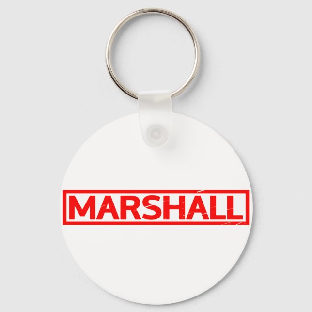 Marshall Stamp Keychain (Front)