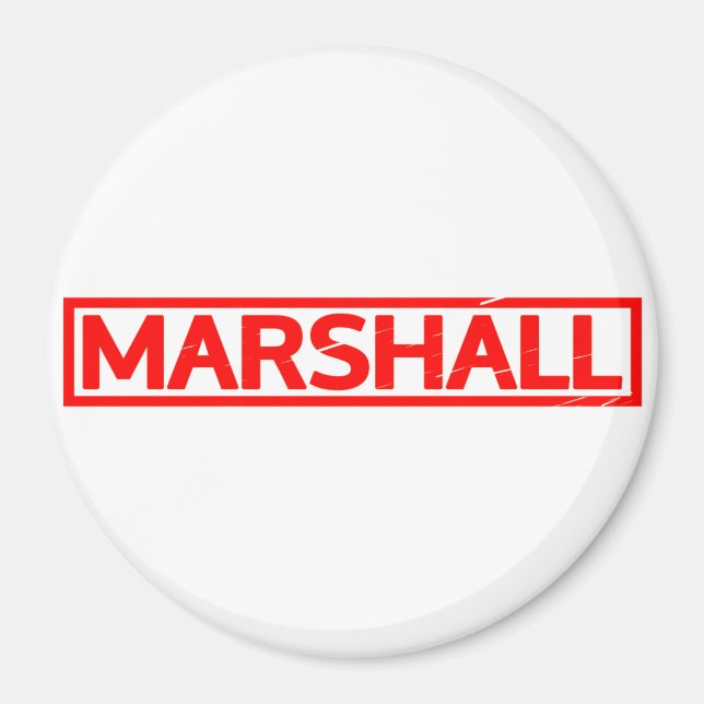 Marshall Stamp Magnet (Front)