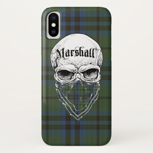 Marshall Tartan Bandit iPhone X Case