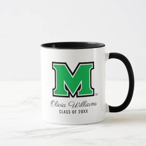 Marshall University M  Add Your Name Mug