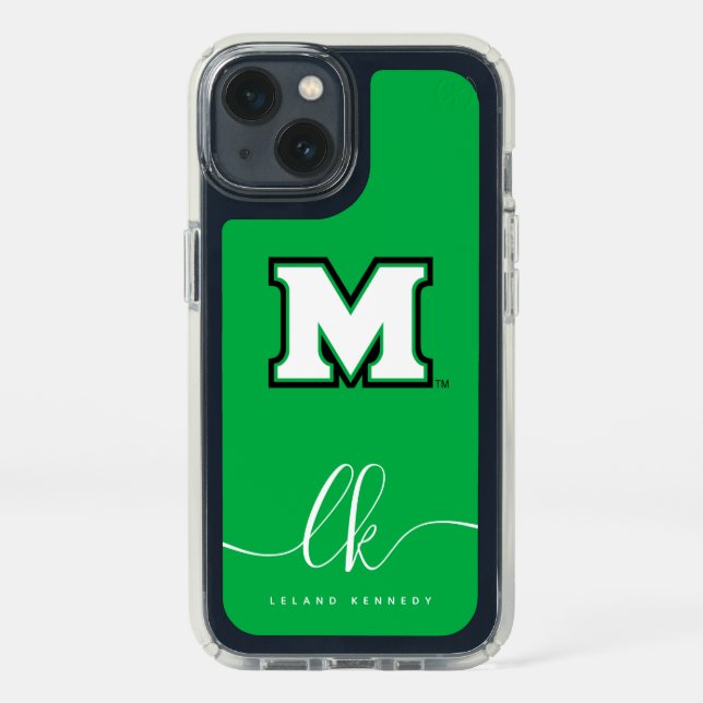 Marshall University M | Add Your Name Speck iPhone 13 Case (Front)