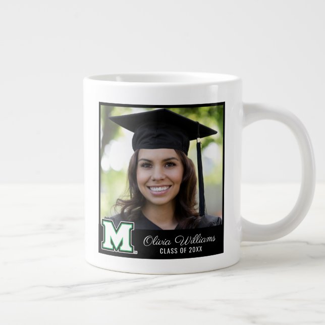 Marshall University M | Add Your Photo Giant Coffee Mug (Right)