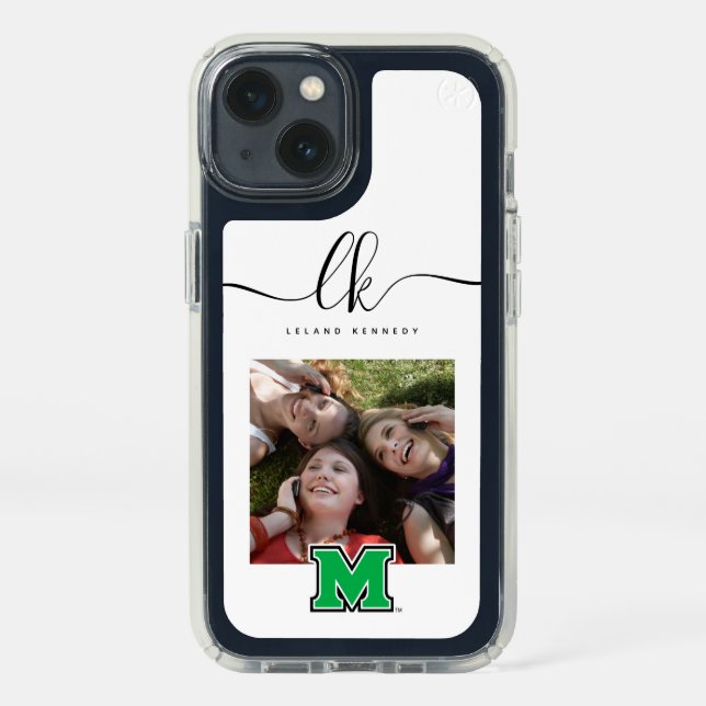 Marshall University M | Add Your Photo Speck iPhone 13 Case (Front)