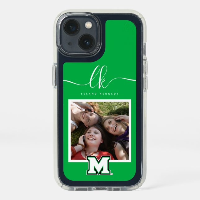 Marshall University M | Add Your Photo Speck iPhone 13 Case (Front)