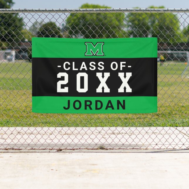 Marshall University M | Graduation Banner (Insitu)