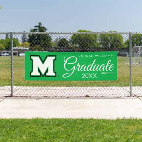 Marshall University M  Graduation Banner