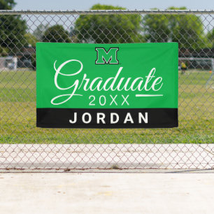 Marshall University M Graduation Banner