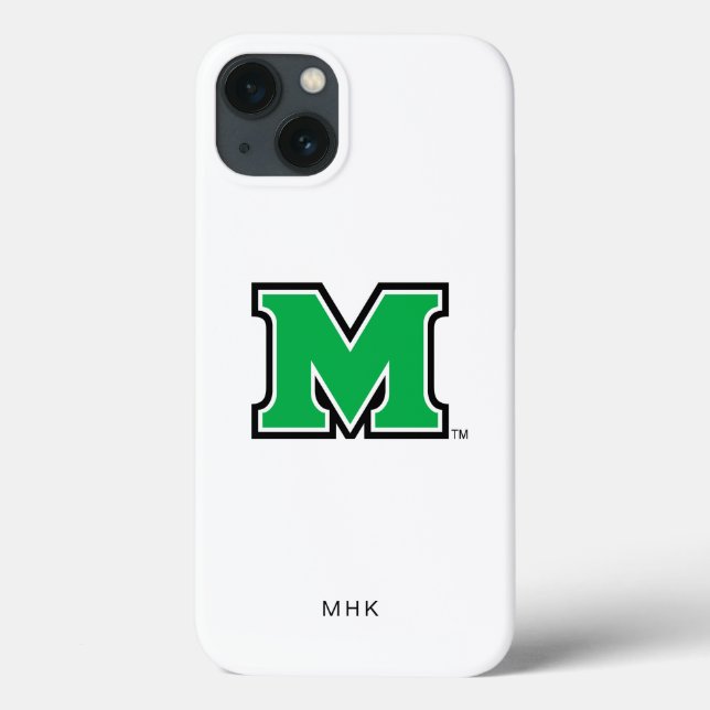 Marshall University M | Monogram Case-Mate iPhone Case (Back)