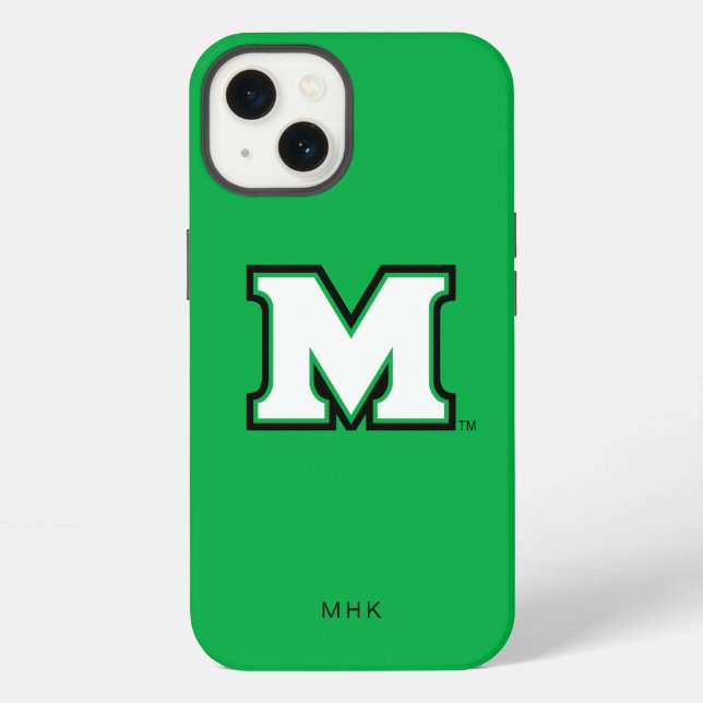 Marshall University M | Monogram Iphone Case (Back)