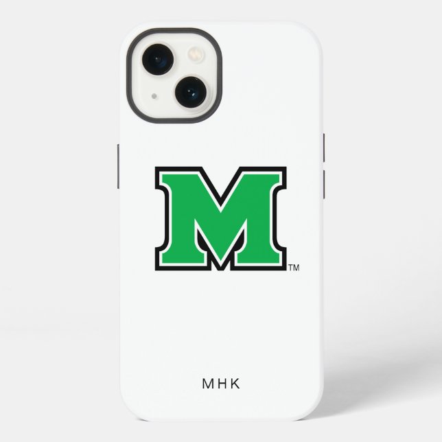 Marshall University M | Monogram Iphone Case (Back)