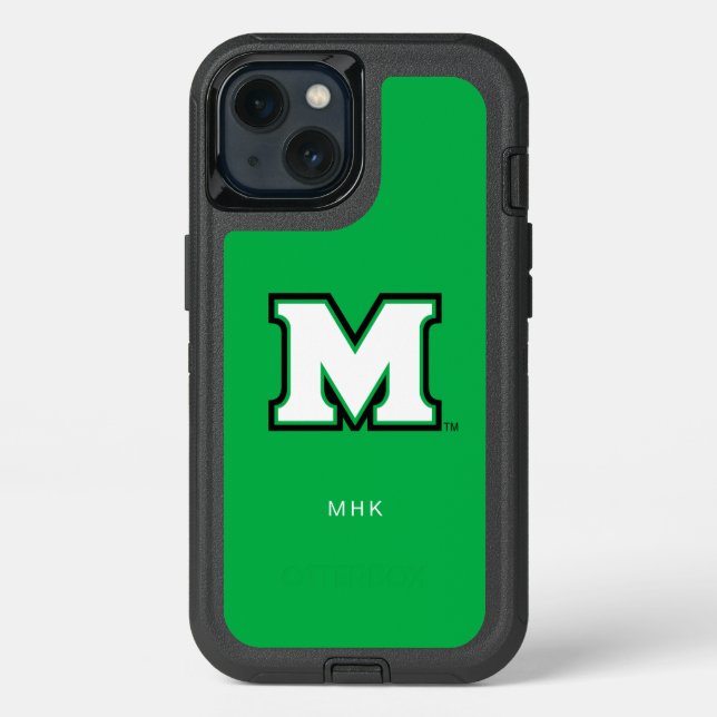 Marshall University M | Monogram Otterbox iPhone Case (Back)
