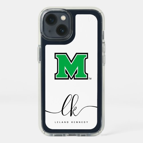 Marshall University M  Monogram Speck iPhone 13 Case