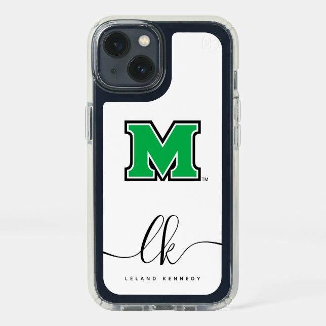 Marshall University M | Monogram Speck iPhone 13 Case (Front)