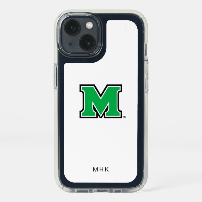 Marshall University M | Monogram Speck iPhone 13 Case (Front)