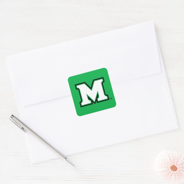 Marshall University M Square Sticker (Envelope)