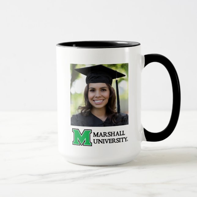 Marshall University Wordmark | Add Your Photo Mug (Right)