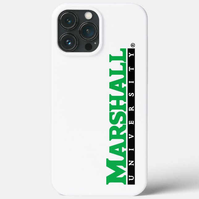 Marshall University Wordmark Case-Mate iPhone Case (Back)