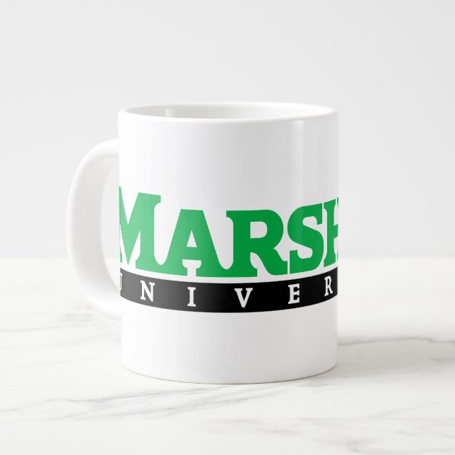 Marshall University Wordmark Giant Coffee Mug (Front Left)