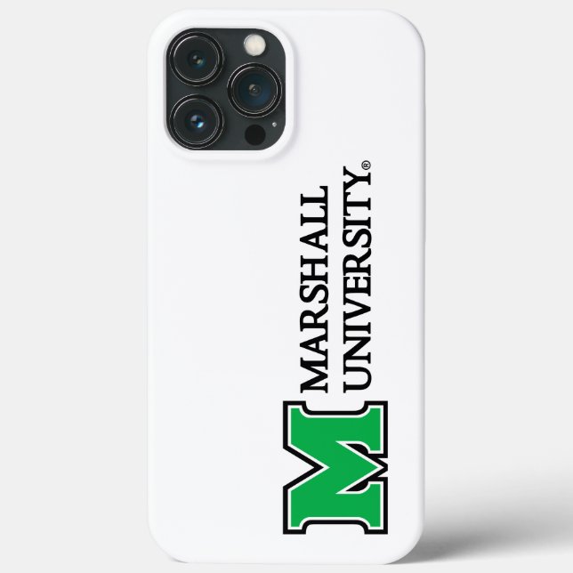 Marshall University Wordmark Green Case-Mate iPhone Case (Back)